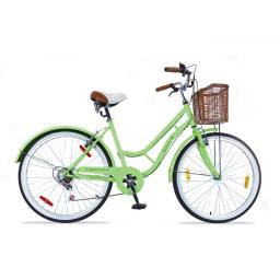 BACCIO Bicicleta IPANEMA Lady rodado 26 6 Vel YS7914 Verde