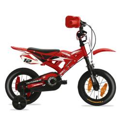 BACCIO Bicicleta MOTORBIKE rodado 12 YS706 Rojo