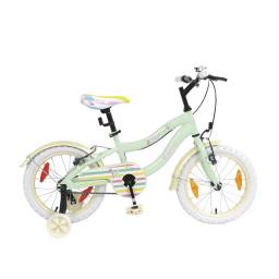 BACCIO Bicicleta niña MYSTIC rodado 16 Beige/Verde Green Cre
