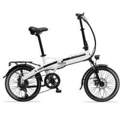 S-PRO Bicicleta Plegable Electrica E-CLIPPER Blanco