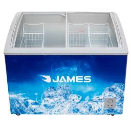 JAMES Freezer Comercial FHC 330 tapas vidrio 223 lt