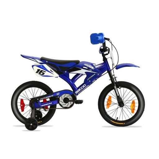 BACCIO Bicicleta nio MOTORBIKE rodado 16 YS7463 Azul