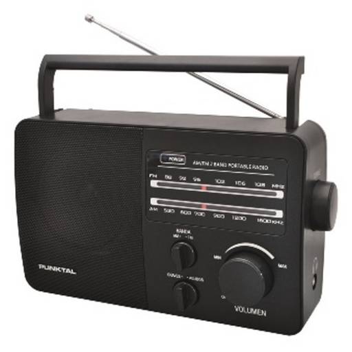 PUNKTAL Radio corriente y pila AM FM PK-96AC